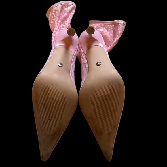 Elegant Pink Ankle Booties - Picture 4 of 6